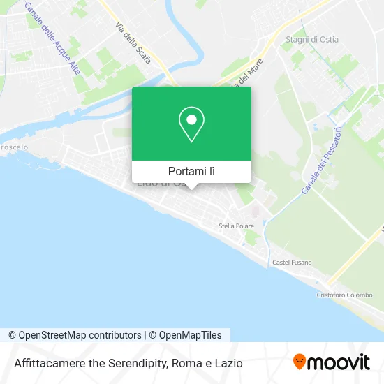 Mappa Affittacamere the Serendipity