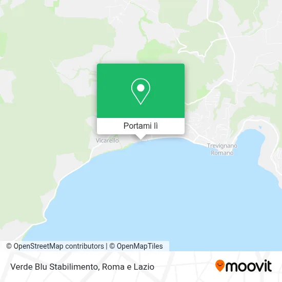 Mappa Verde Blu Stabilimento