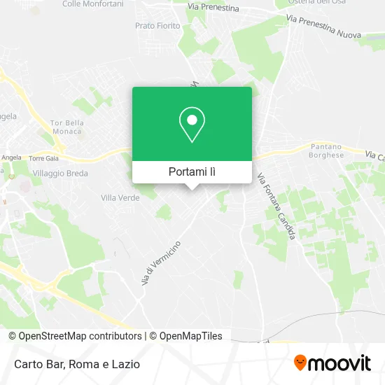 Mappa Carto Bar