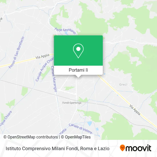 Mappa Istituto Comprensivo Milani Fondi