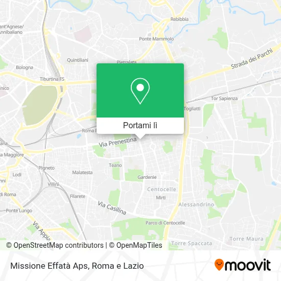 Mappa Missione Effatà Aps