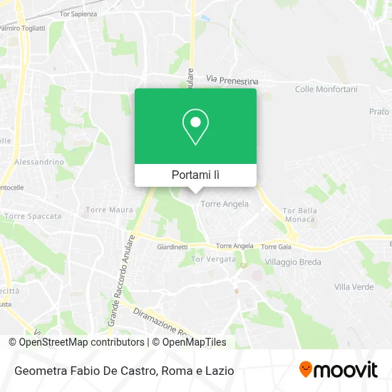 Mappa Geometra Fabio De Castro
