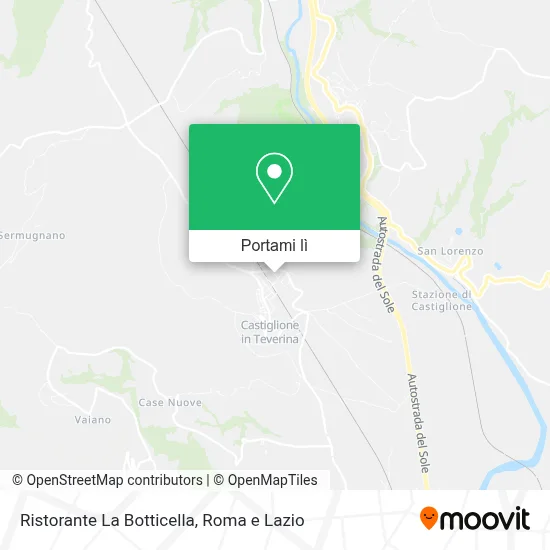 Mappa Ristorante La Botticella