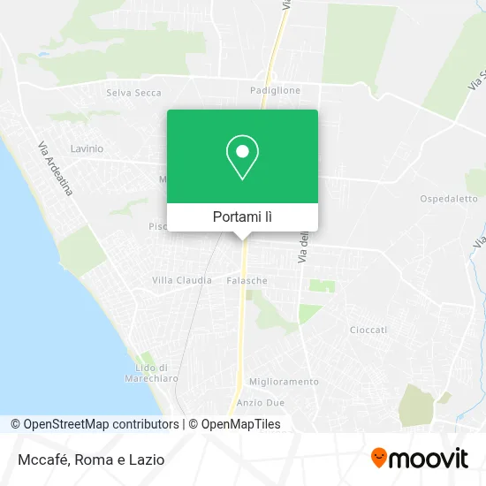 Mappa Mccafé