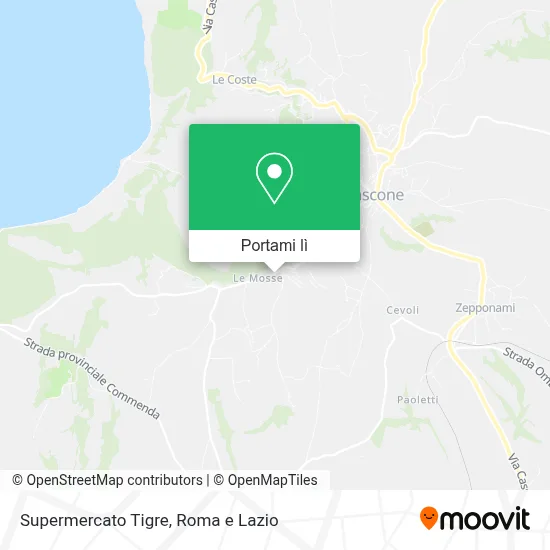 Mappa Supermercato Tigre