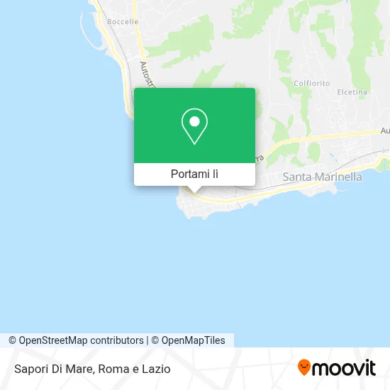 Mappa Sapori Di Mare