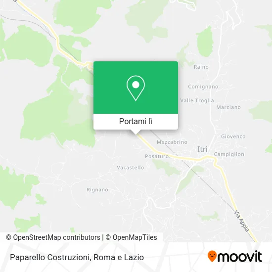 Mappa Paparello Costruzioni