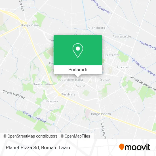 Mappa Planet Pizza Srl