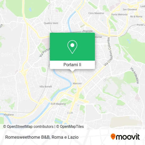 Mappa Romesweethome B&B