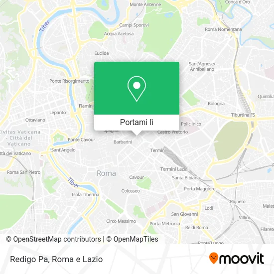 Mappa Redigo Pa