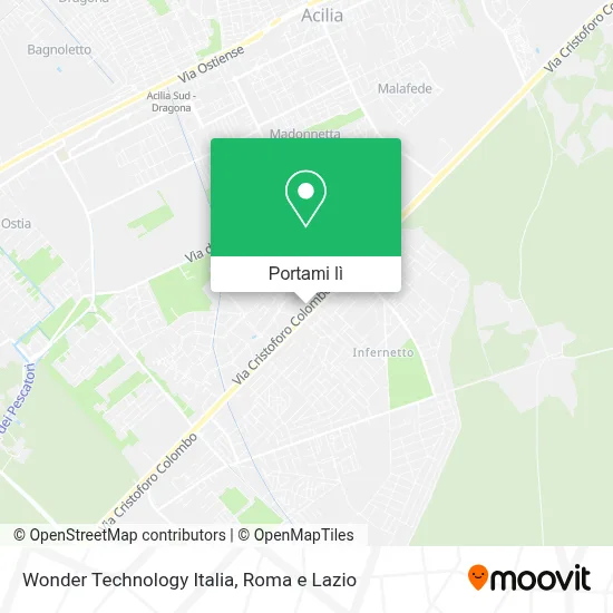 Mappa Wonder Technology Italia
