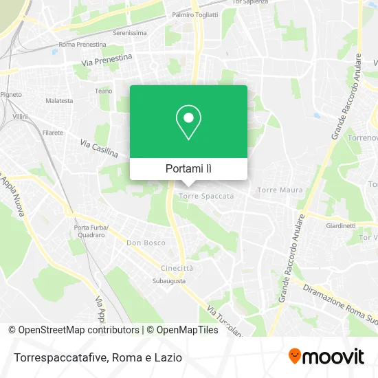 Mappa Torrespaccatafive