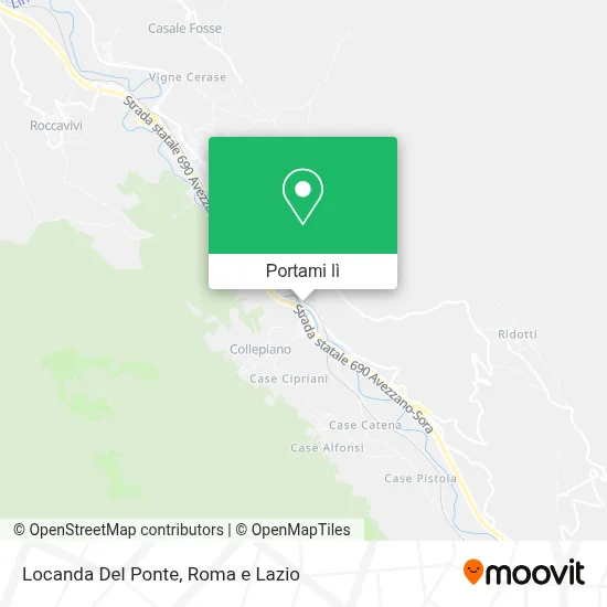 Mappa Locanda Del Ponte