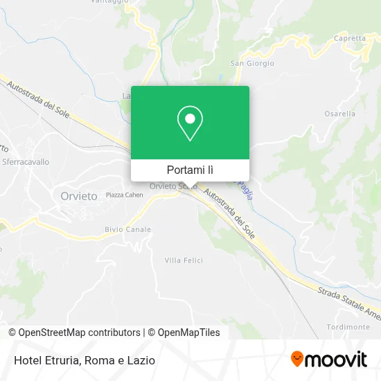 Mappa Hotel Etruria