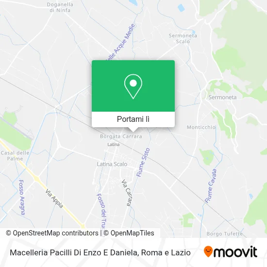 Mappa Macelleria Pacilli Di Enzo E Daniela