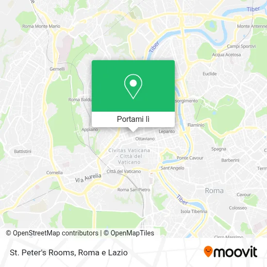 Mappa St. Peter's Rooms