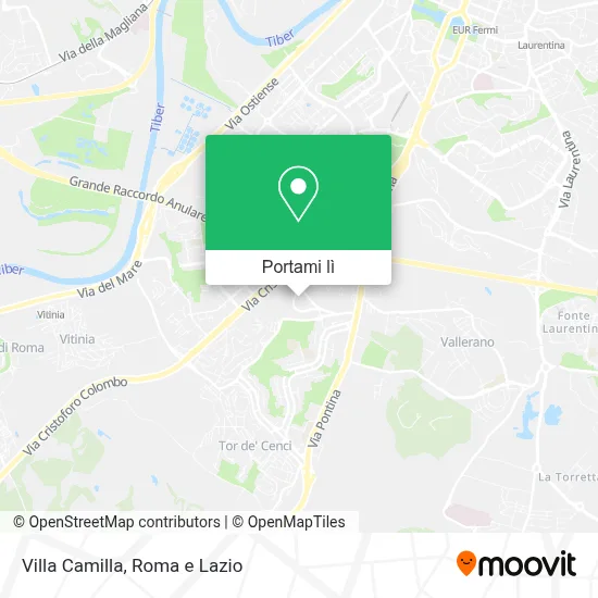 Mappa Villa Camilla