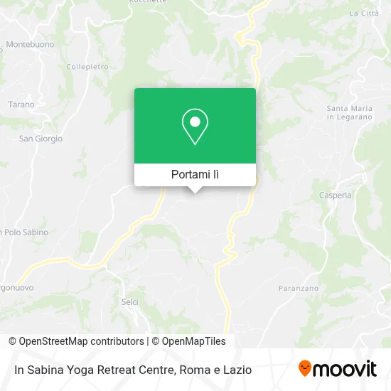 Mappa In Sabina Yoga Retreat Centre