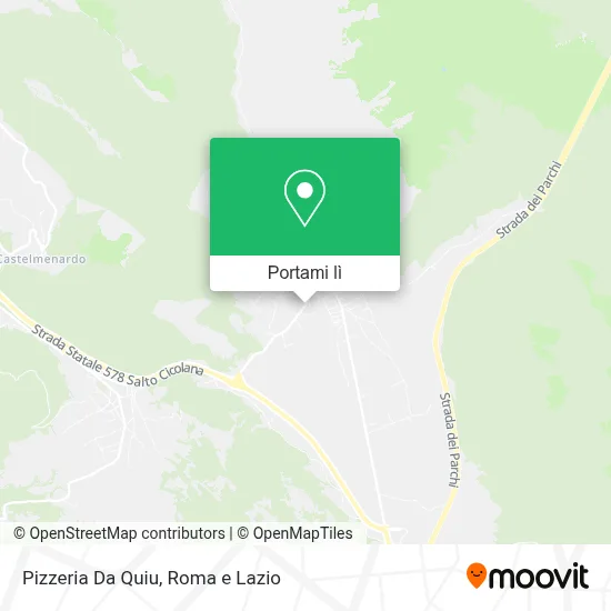 Mappa Pizzeria Da Quiu