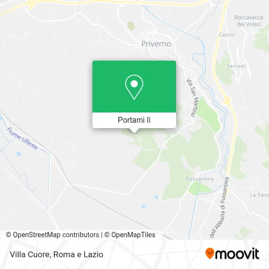 Mappa Villa Cuore