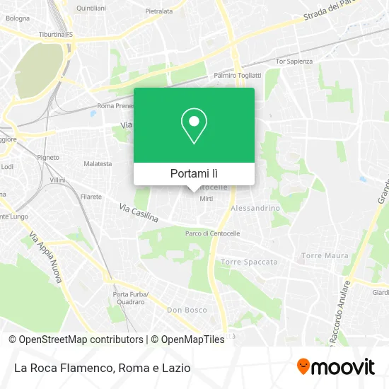 Mappa La Roca Flamenco
