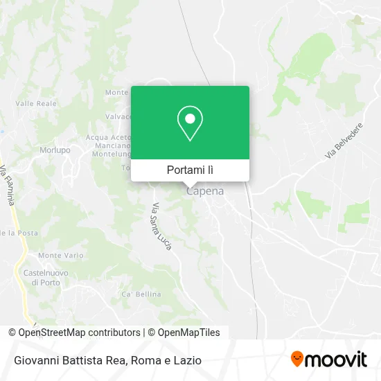 Mappa Giovanni Battista Rea