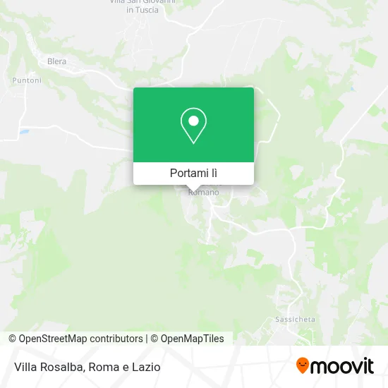 Mappa Villa Rosalba