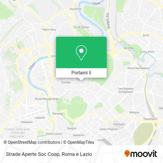 Mappa Strade Aperte Soc Coop