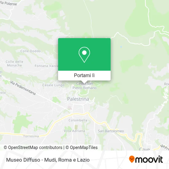 Mappa Museo Diffuso - Mudi