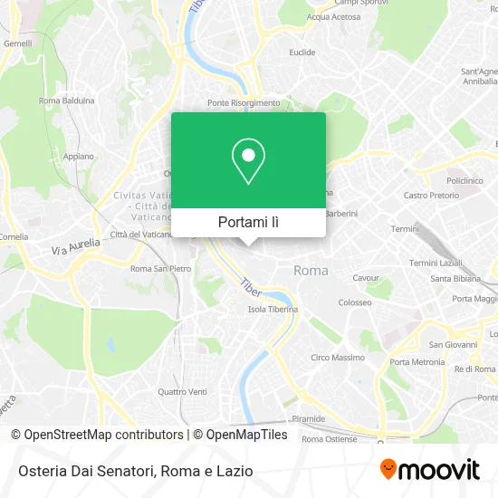 Mappa Osteria Dai Senatori