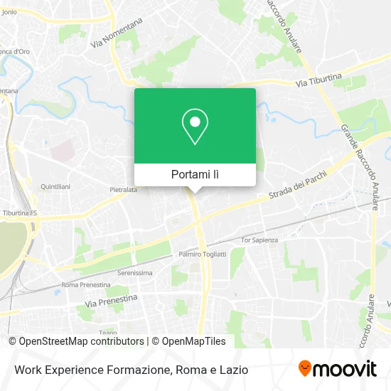 Mappa Work Experience Formazione
