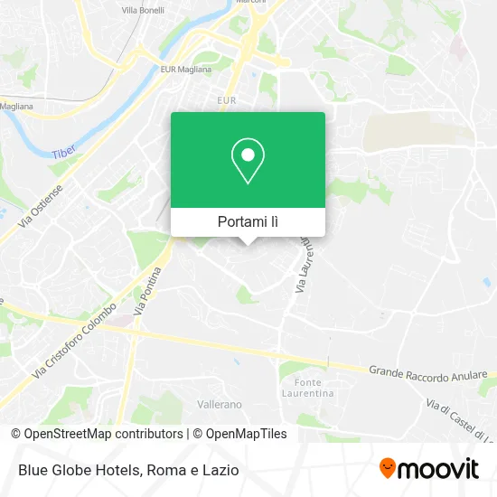 Mappa Blue Globe Hotels