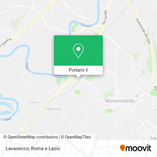 Mappa Lavasecco