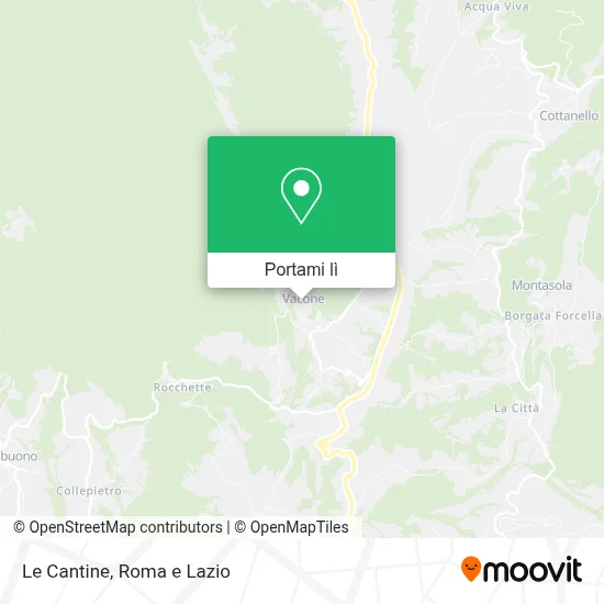 Mappa Le Cantine