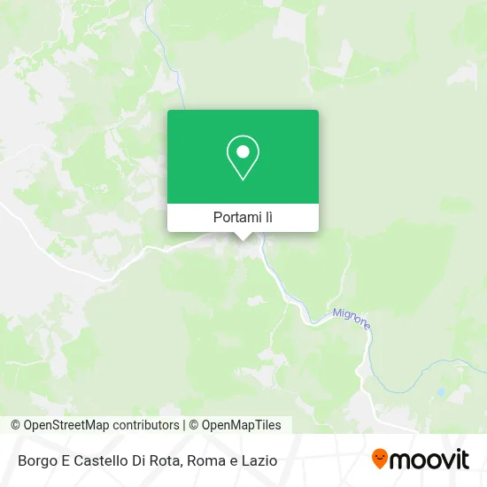 Mappa Borgo E Castello Di Rota