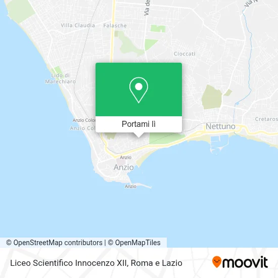 Mappa Liceo Scientifico Innocenzo XII