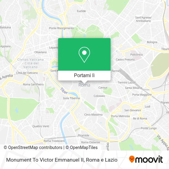 Mappa Monument To Victor Emmanuel II