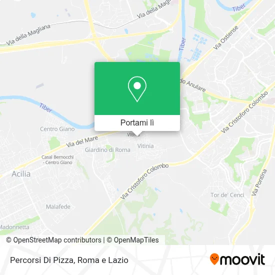 Mappa Percorsi Di Pizza
