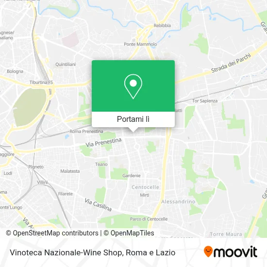 Mappa Vinoteca Nazionale-Wine Shop
