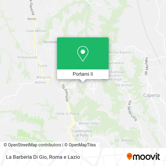 Mappa La Barberia Di Gio