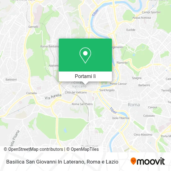 Mappa Basilica San Giovanni In Laterano