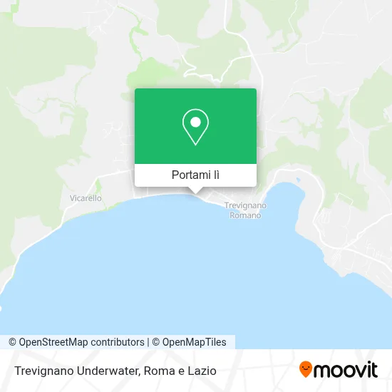 Mappa Trevignano Underwater