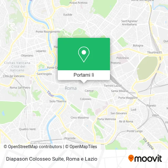Mappa Diapason Colosseo Suite