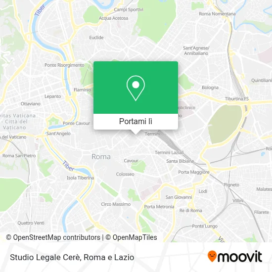 Mappa Studio Legale Cerè