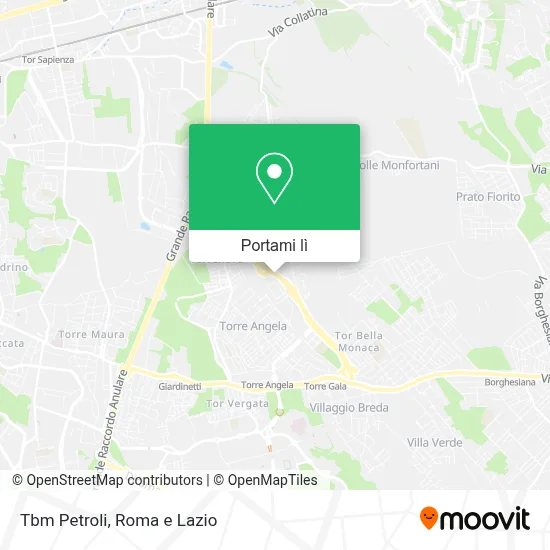 Mappa Tbm Petroli