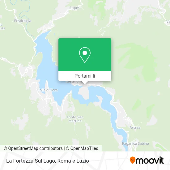 Mappa La Fortezza Sul Lago