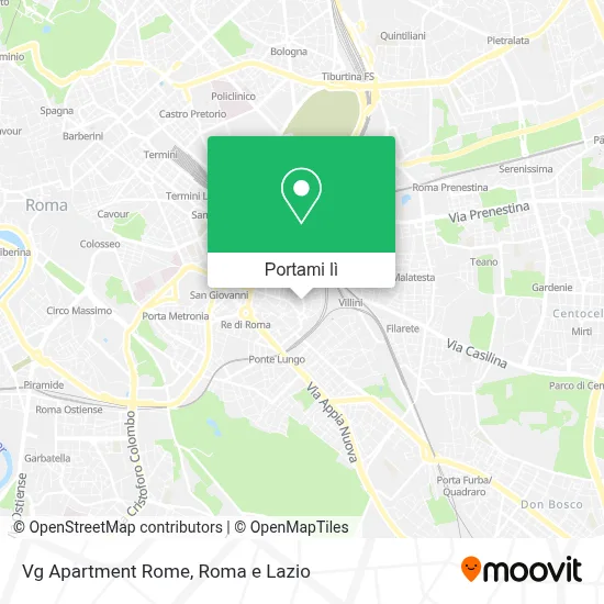 Mappa Vg Apartment Rome