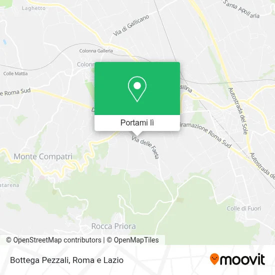 Mappa Bottega Pezzali