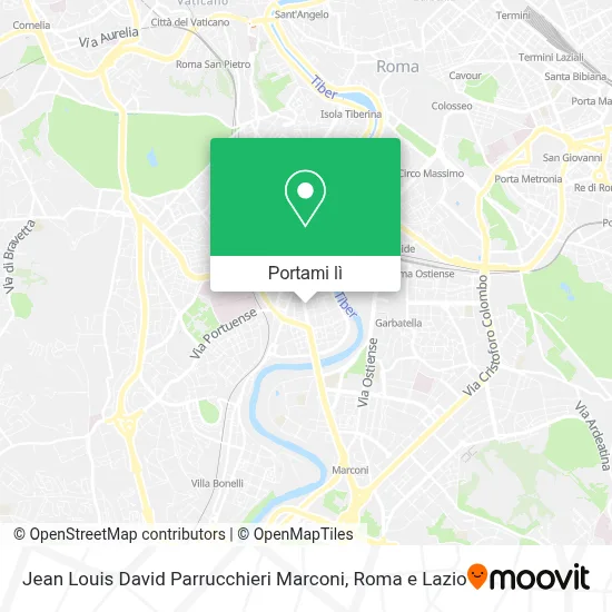 Mappa Jean Louis David Parrucchieri Marconi