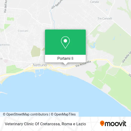 Mappa Veterinary Clinic Of Cretarossa
